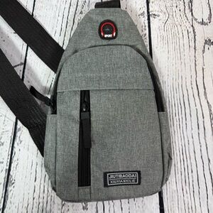 Gray Men's Sling Bag